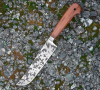 Нож Пчак из стали 110Х18 с травлением купить на сайте koval-knife.shop